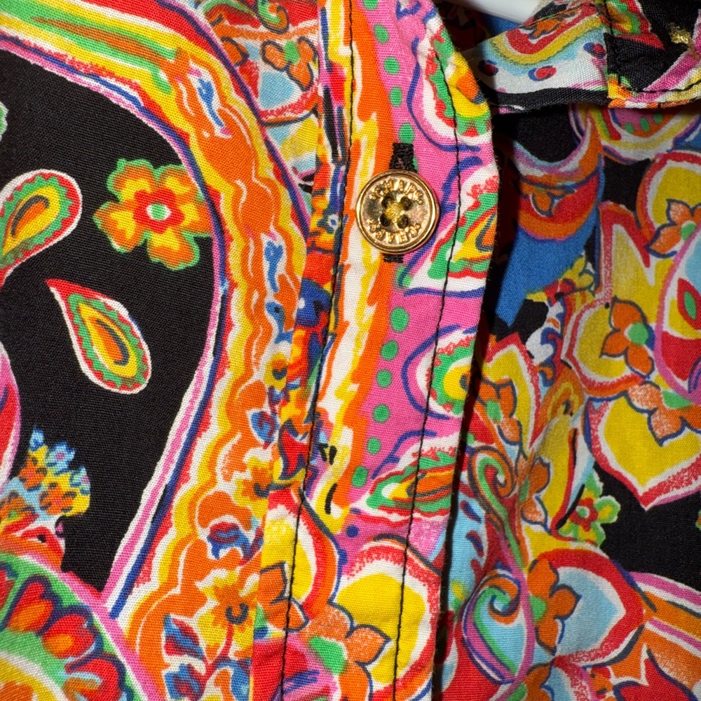 Chaps Multicolor Paisley Button Down Shirt - Picture 4 of 10